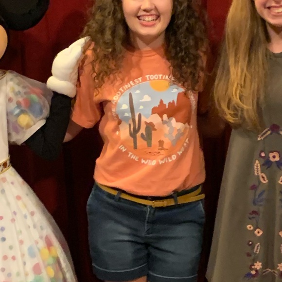 Toy Story Cowboy Woody Orange T Shirt Comfort Colors - Picture 4 of 4